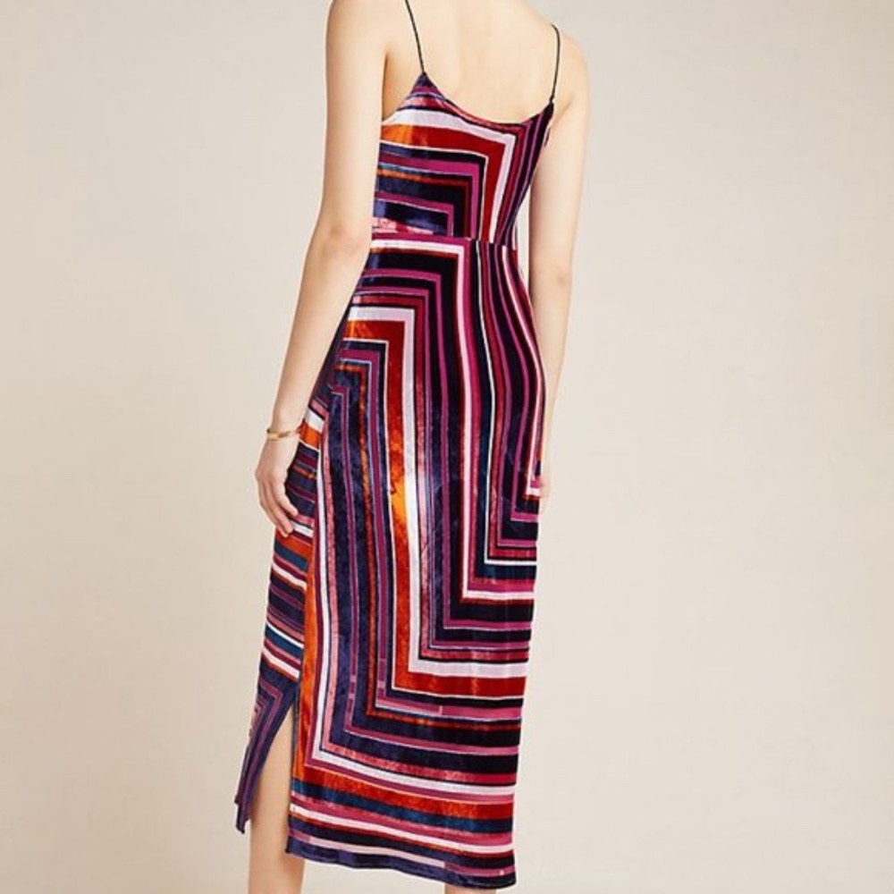 Anthropologie Tina Velvet Mini Dress - Picture 3 of 4